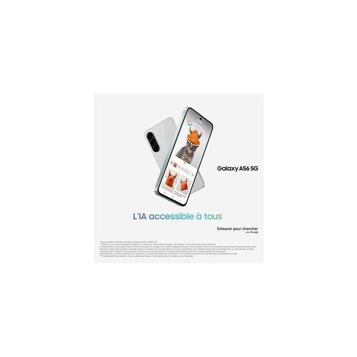 Smartphone SAMSUNG Galaxy A56 5G de 128 GB, color grafito.