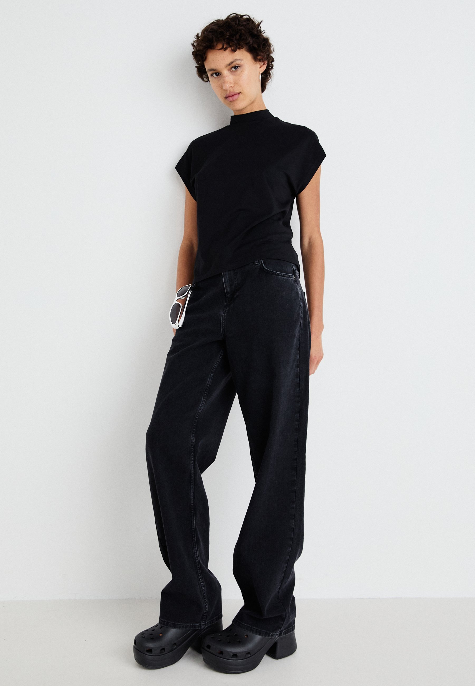 Noisy May NMALEXA - Relaxte jeans - zwart