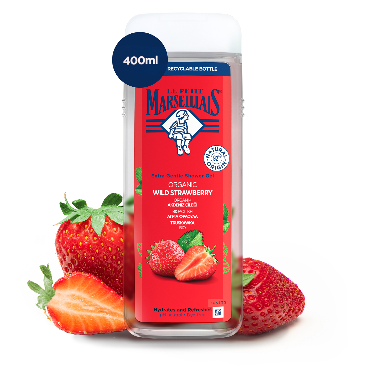 Le Petit Marseillais dušas želeja 400ml Strawberry