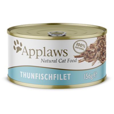 Applaws Voksen Kattefoder på Dåser Tun/Fisk i Bouillon 156g