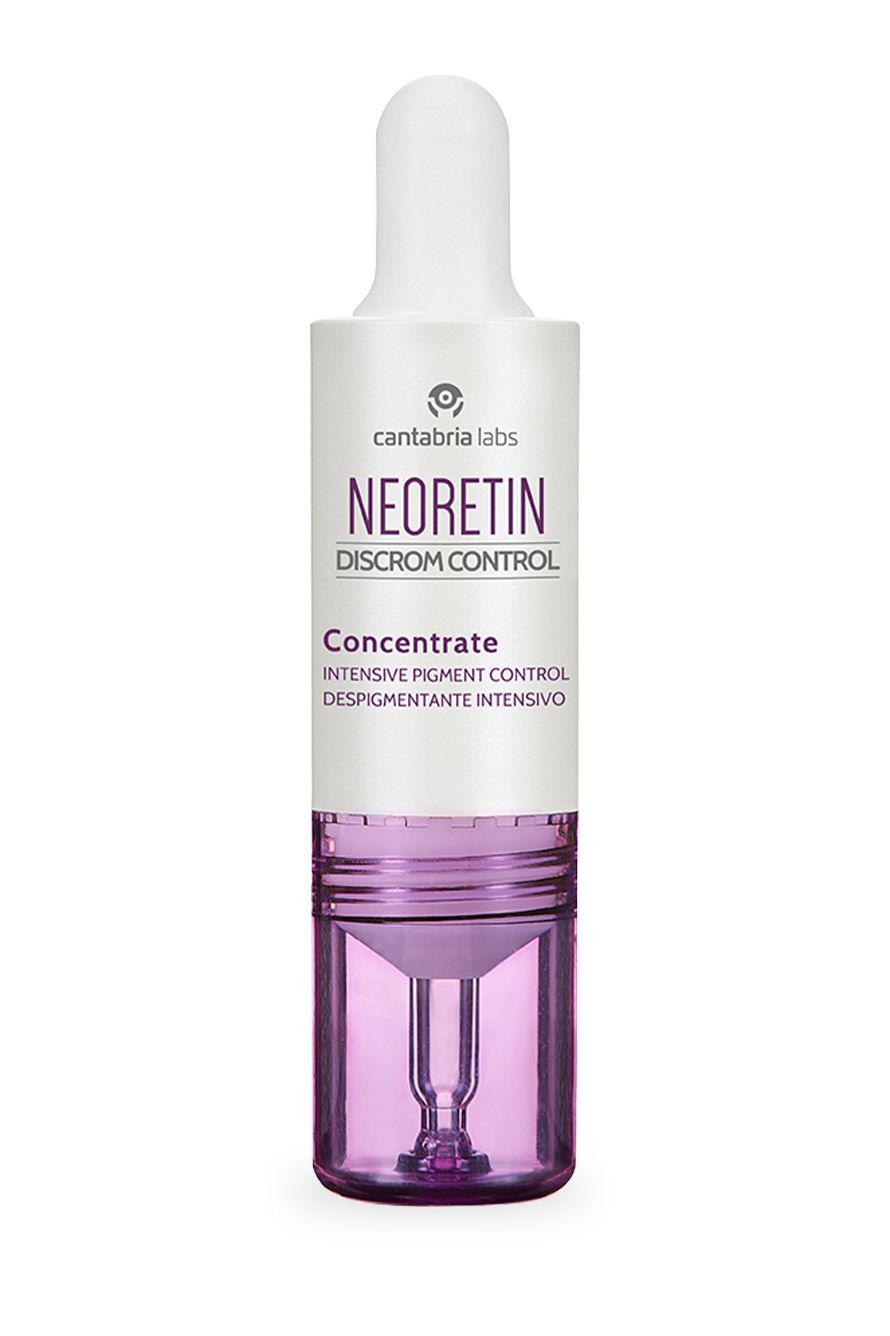 Neoretin Discrom Control Concentrate intensīva depigmentācijas ārstēšana Ampula un zibspuldzes procedūras