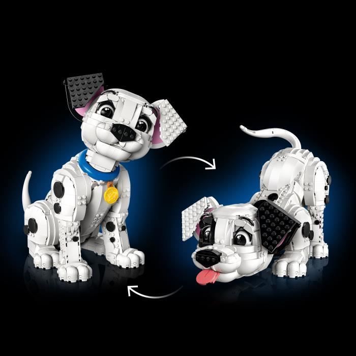 LEGO | Disney 43269 101 Dálmatas Cachorro - Set de construcción para adultos con perro