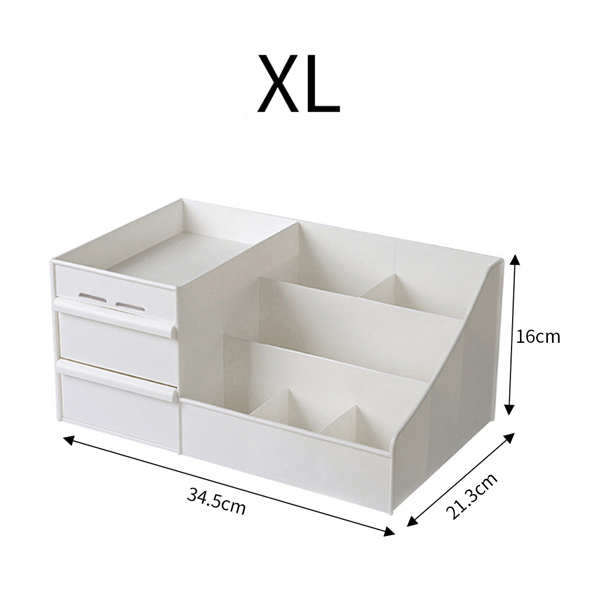 Cutie de depozitare pentru machiaj Livingandhome cu sertare, extra mare