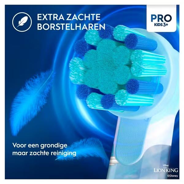 „Oral-B Disney the Lion King“ specialaus leidimo elektrinis dantų šepetėlis<br>