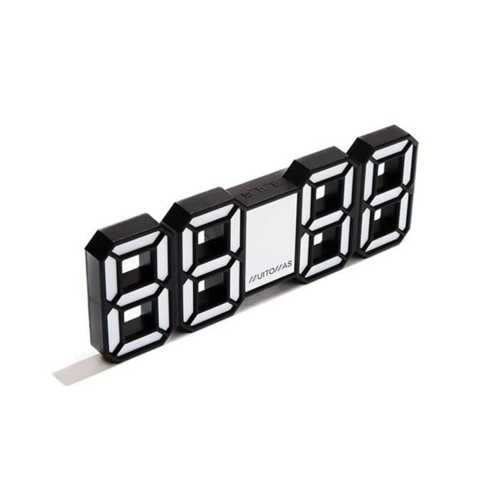 Muitomas Neon Digital Clock White