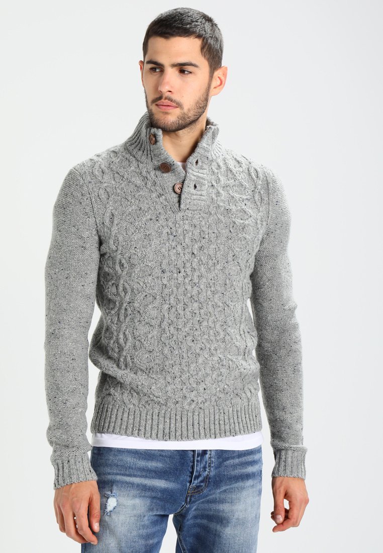 Pull Pier One - gris chiné
