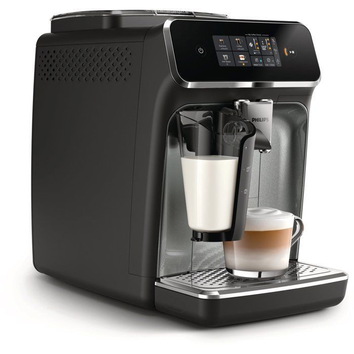 Philips EP2339/40 2300 Serie Espressomachine met Koffiemolen - LatteGo - 4 Recepten - Keramische Koffiemolen - Panther Black