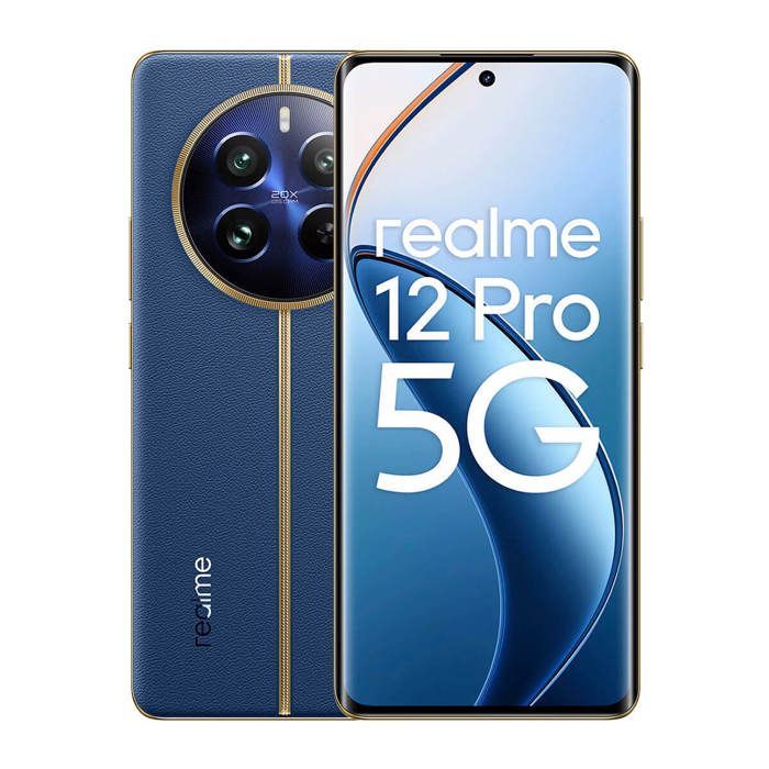 Realme 12 Pro 5G - 12 GB/256 GB Azul (Azul Submarino) - Tela AMOLED de 6,7