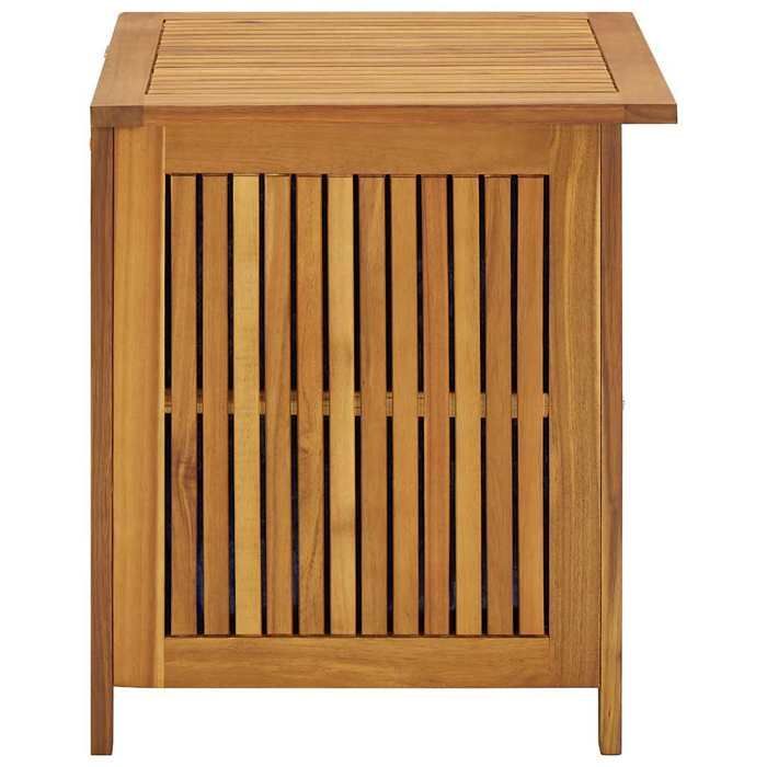 Caja de almacenamiento para jardín vidaXL 60x50x58 cm Madera maciza de acacia 310283