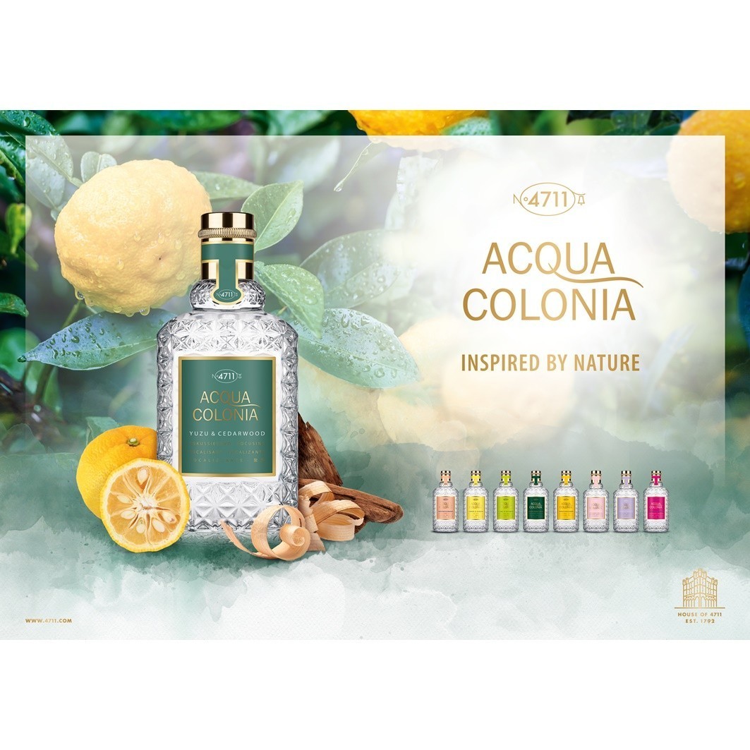 4711 Acqua Colonia Eau de Cologne Yuzu & Cedarwood Eau de Cologne 50 ml Cedarwood & Yuzu – 50 ml