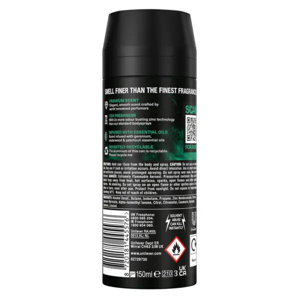 Lynx Fine Fragrance Premium Bodyspray Emerald Sage 150ml