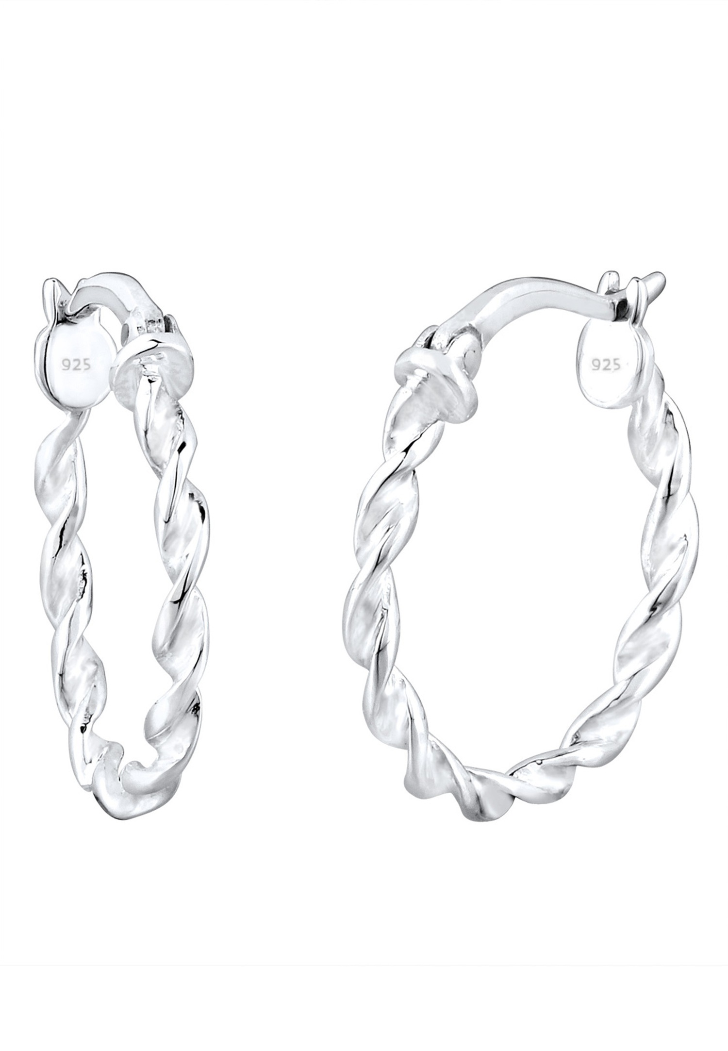 Elli Monter en Flèche Créoles Femme (925/1000) Argent