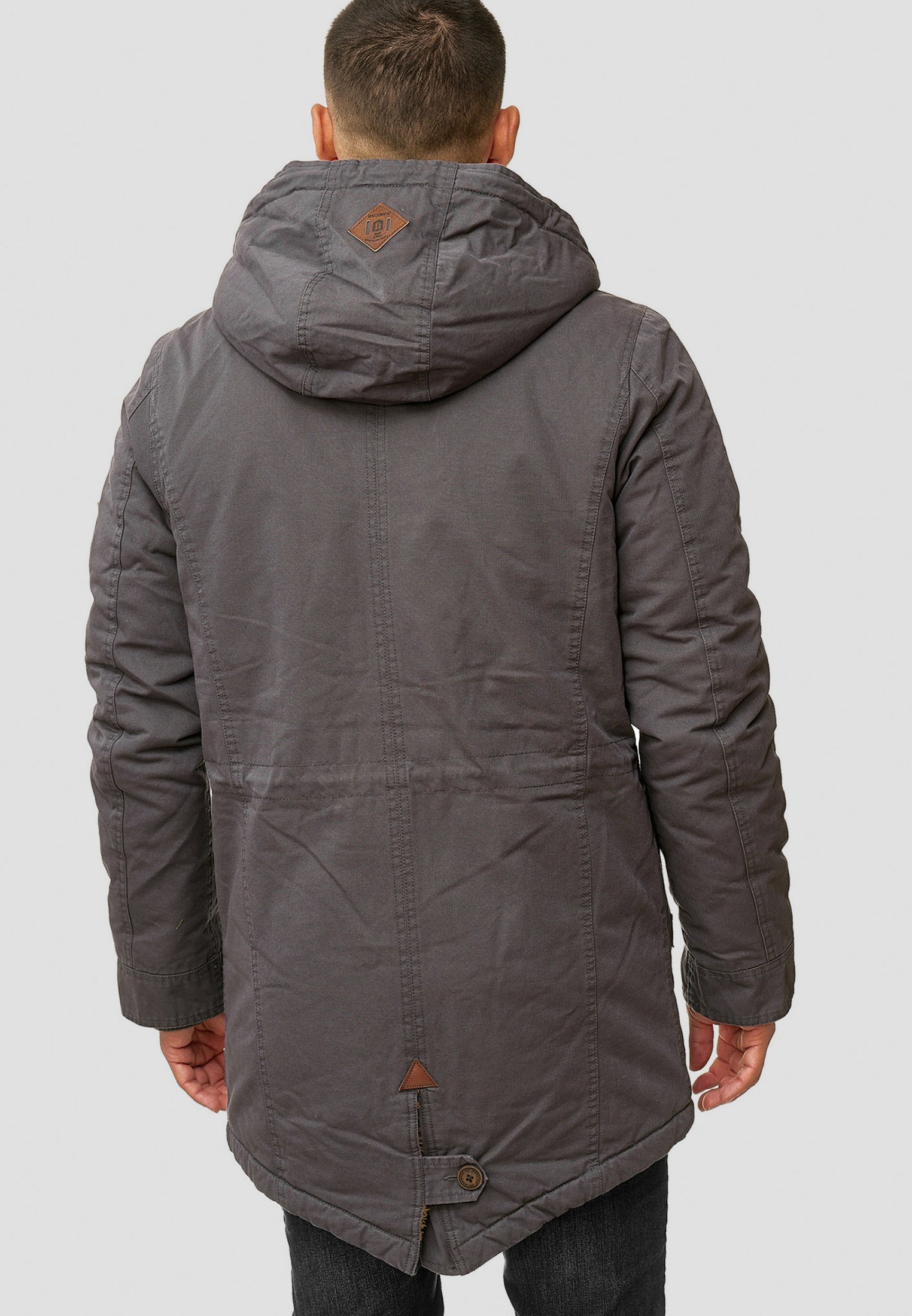INDICODE JEANS Winterjas - donkergrijs