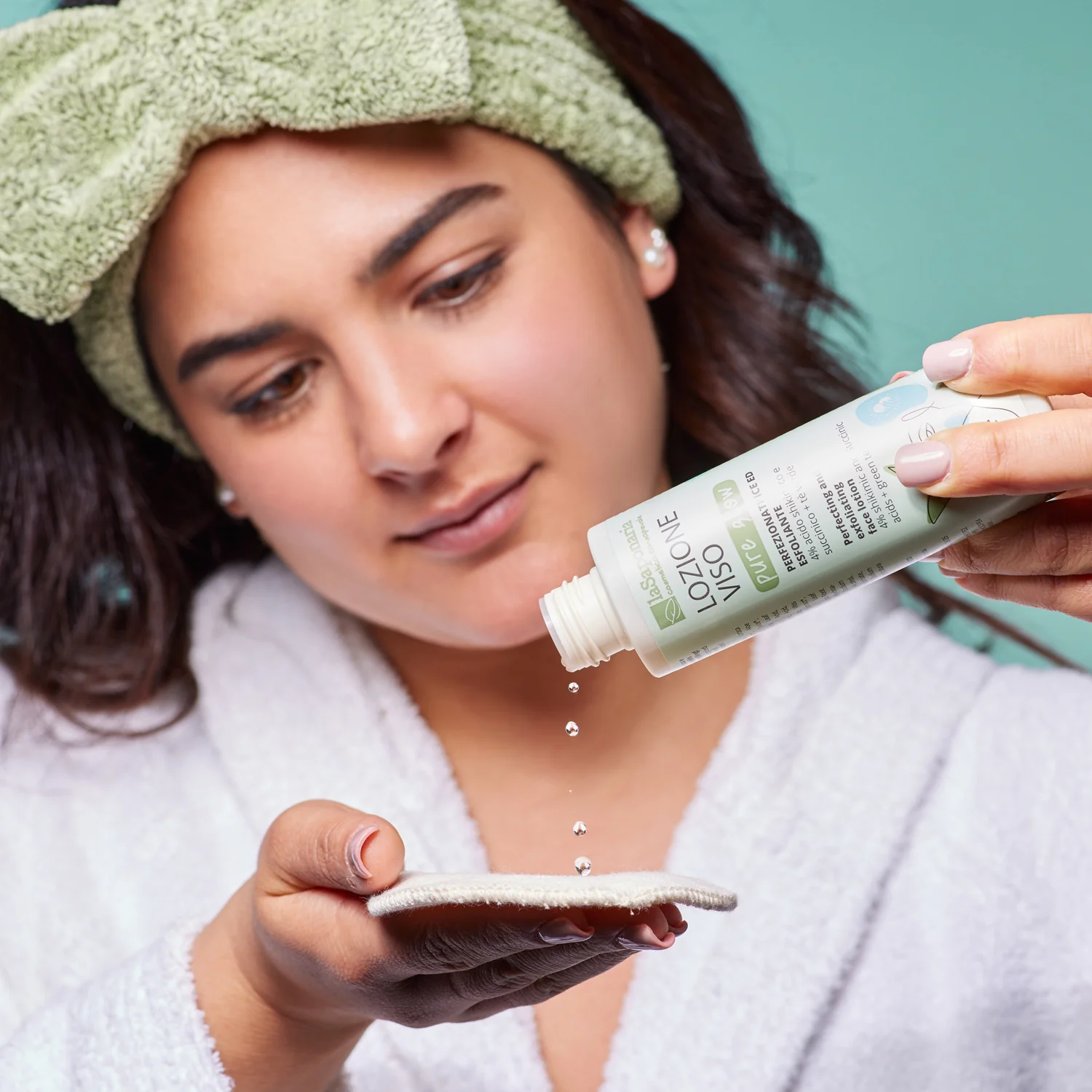 Pelli Impure Pure Glow lozione viso perfezionatrice ed esfoliante - Tonico viso, Fluido viso antimperfezioni