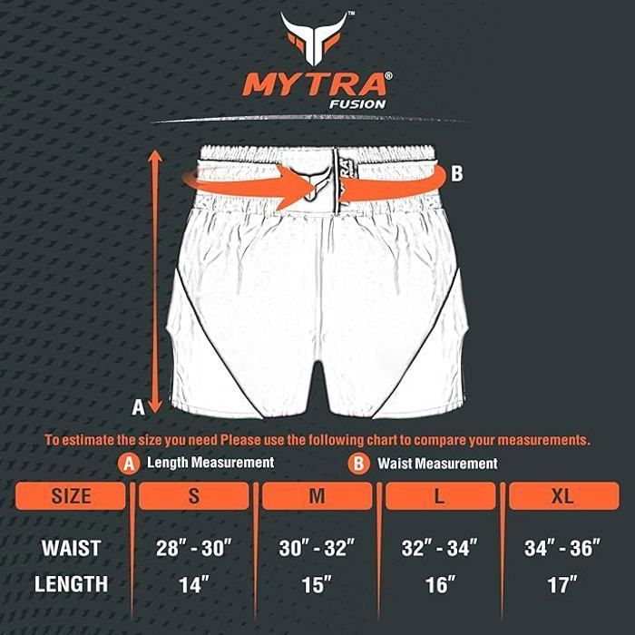 Pantaloncini da Muay Thai Mytra - Fusione Nero/Rosso - Ultraleggeri - Traspiranti - Comfort ottimale