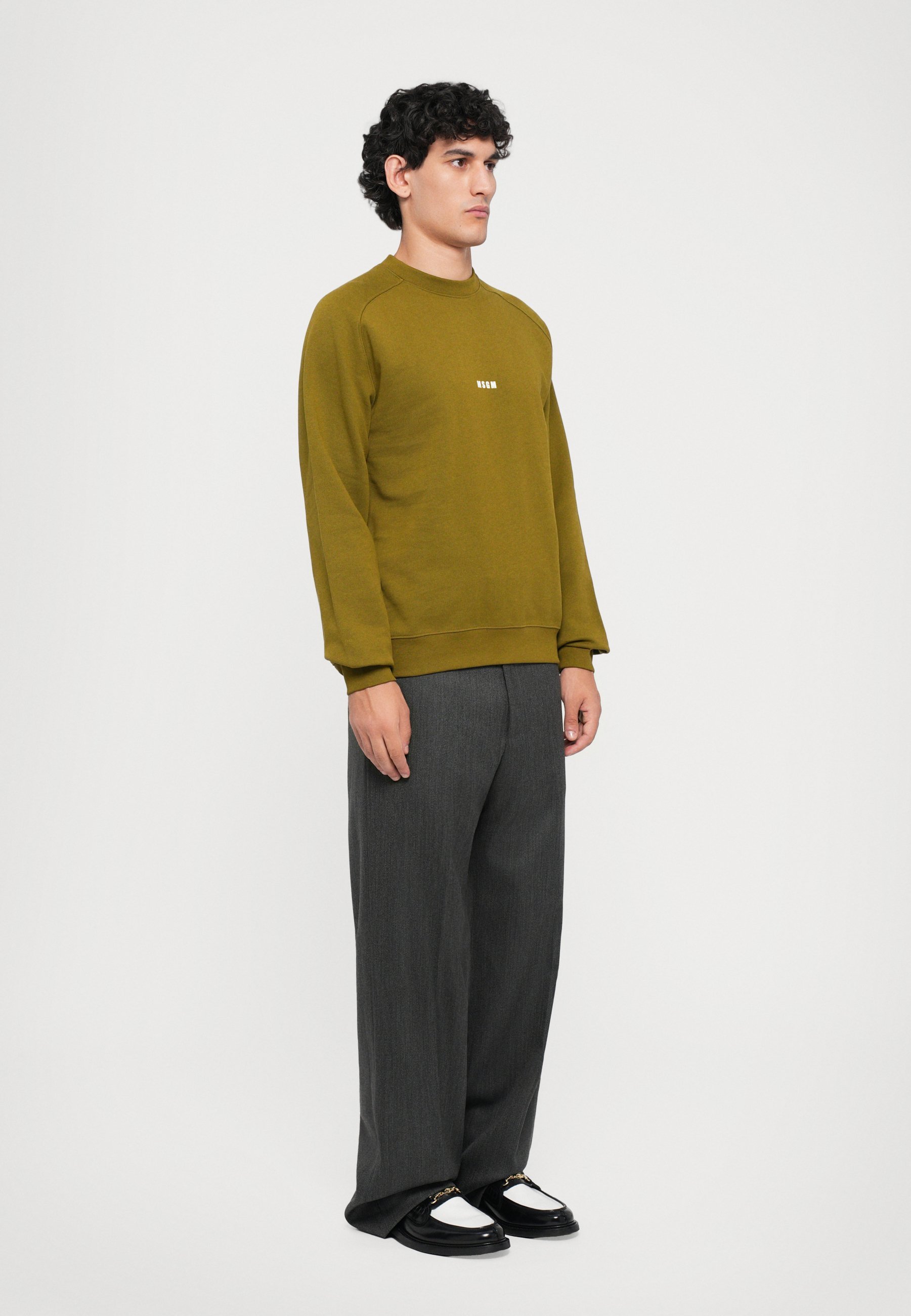MSGM-sweatshirt - olijfgroen