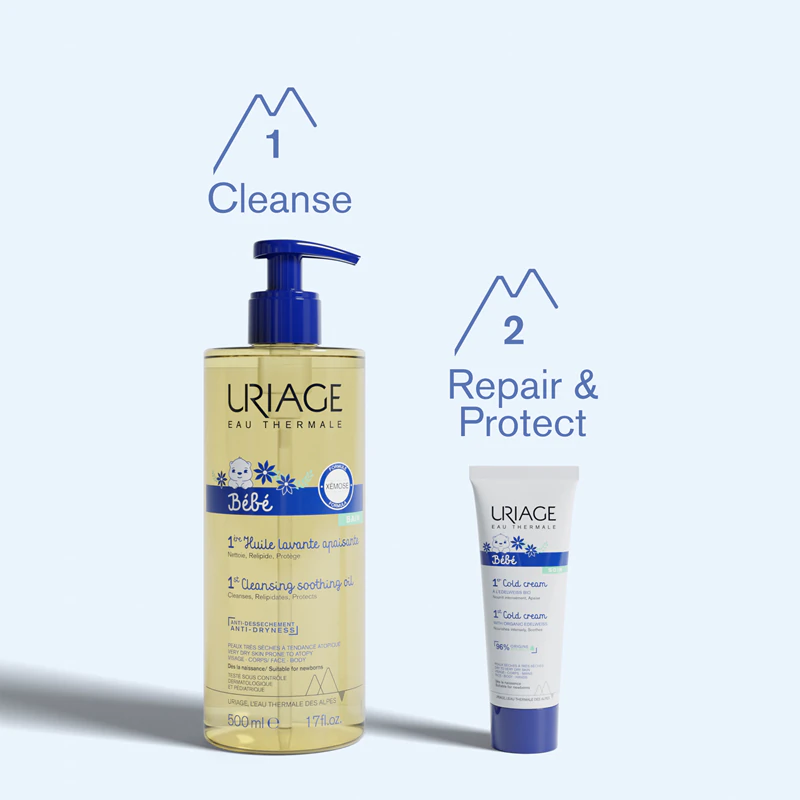 Uriage Bébé 1st Cold Cream – nährende Creme für Körper und Gesicht