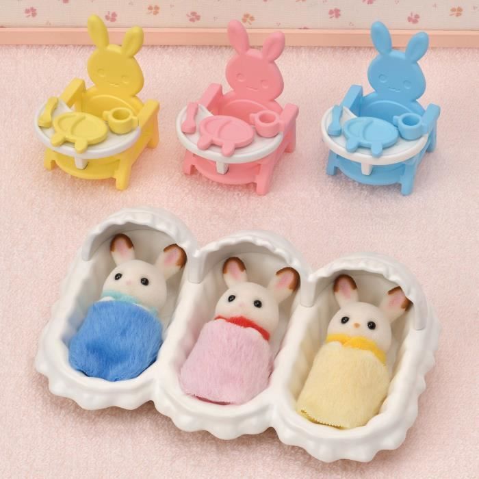 Bambola e accessori per la cameretta dei gemelli coniglietti di cioccolato - SYLVANIAN FAMILIES - Giallo - Per bambini