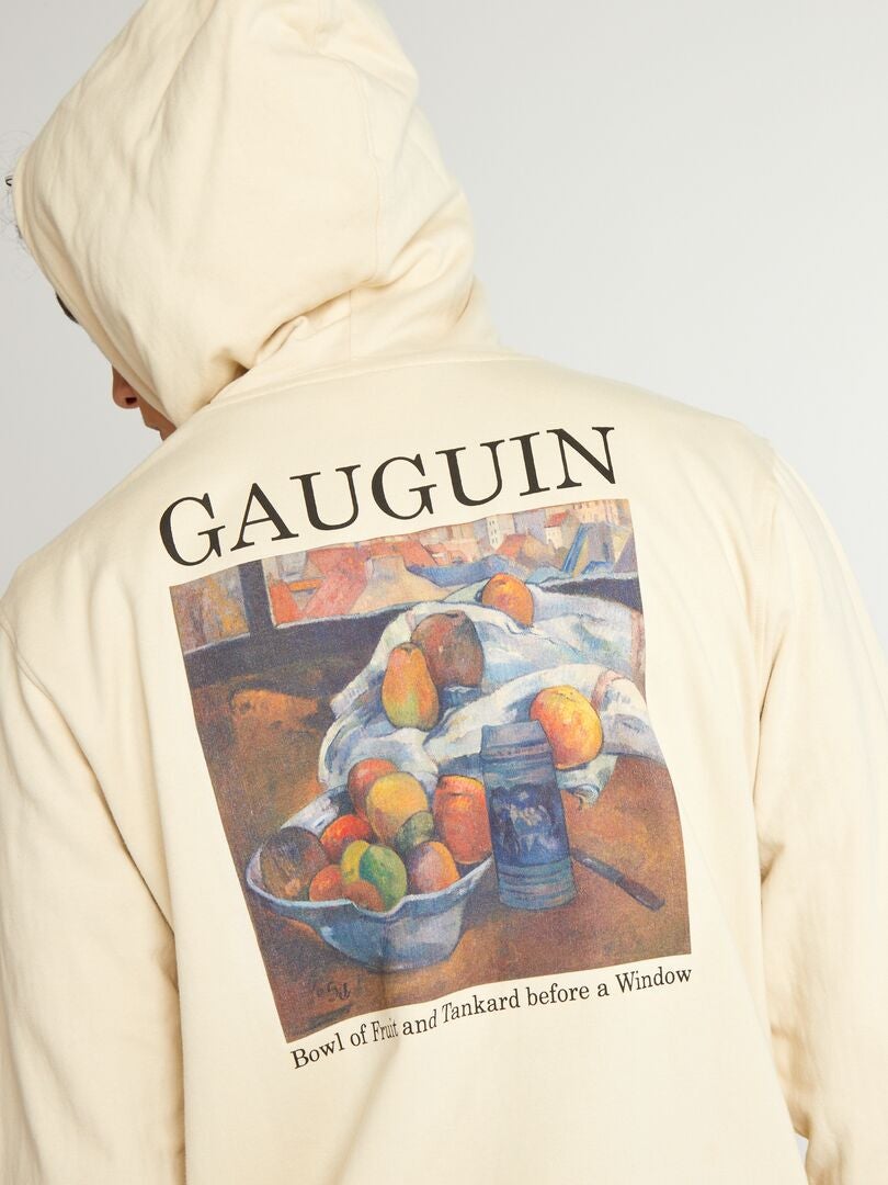 Bluza z kapturem National Gallery – beżowa