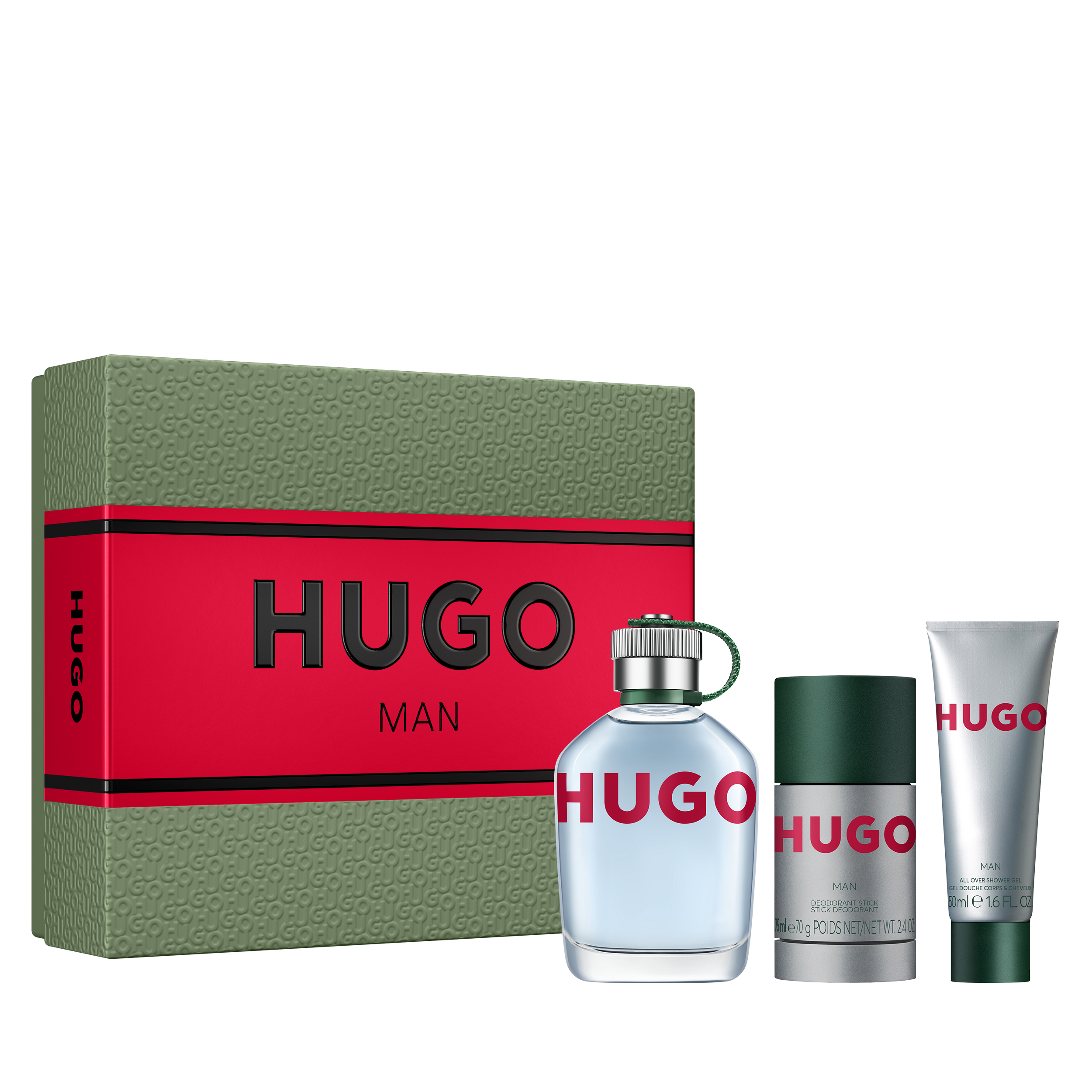 „Hugo Man“ tualetinio vandens dovanų rinkinys Vyriškų kvepalų dovanų rinkiniai