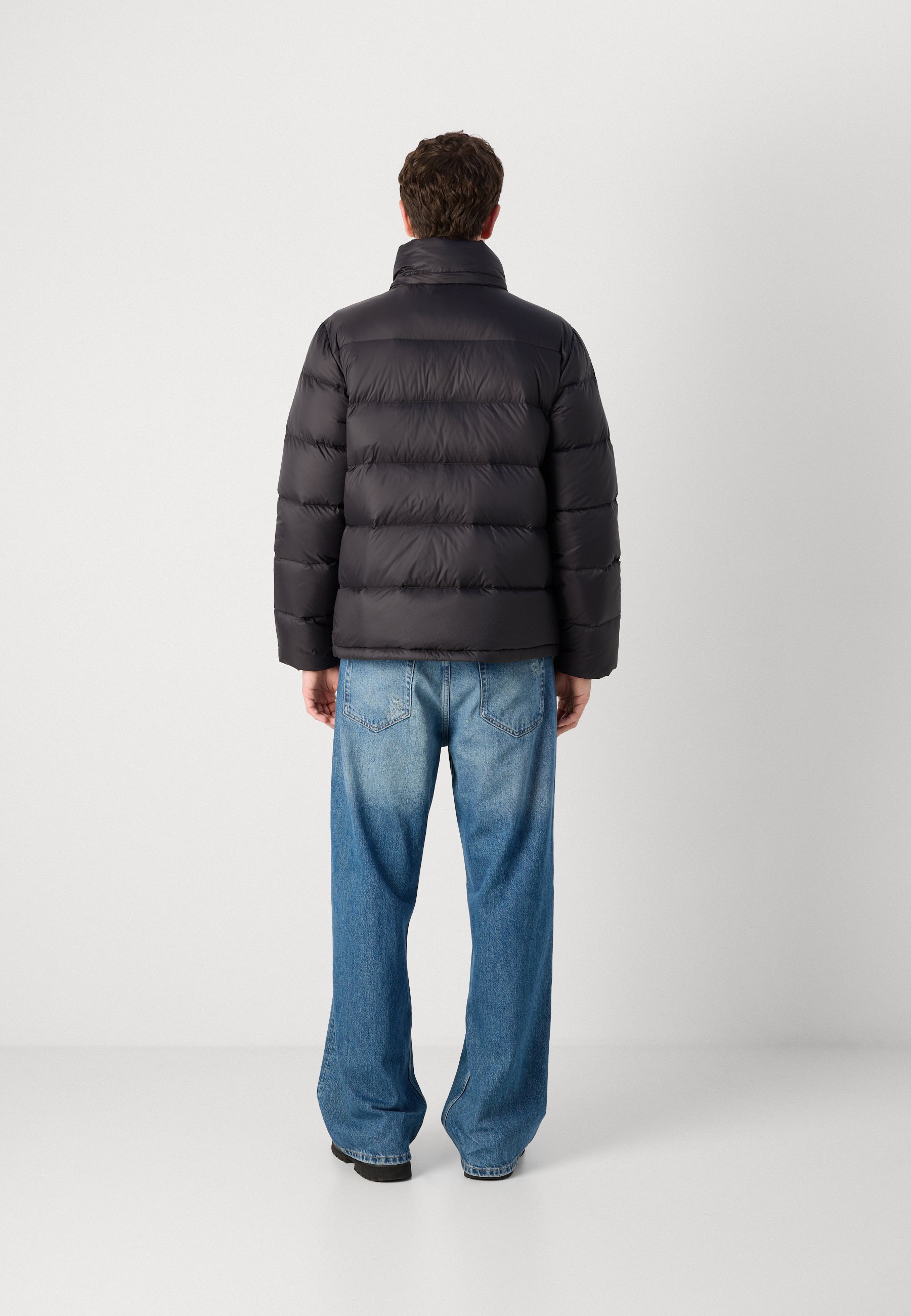 Calvin Klein Jeans afneembare capuchon - Donsjack - zwart