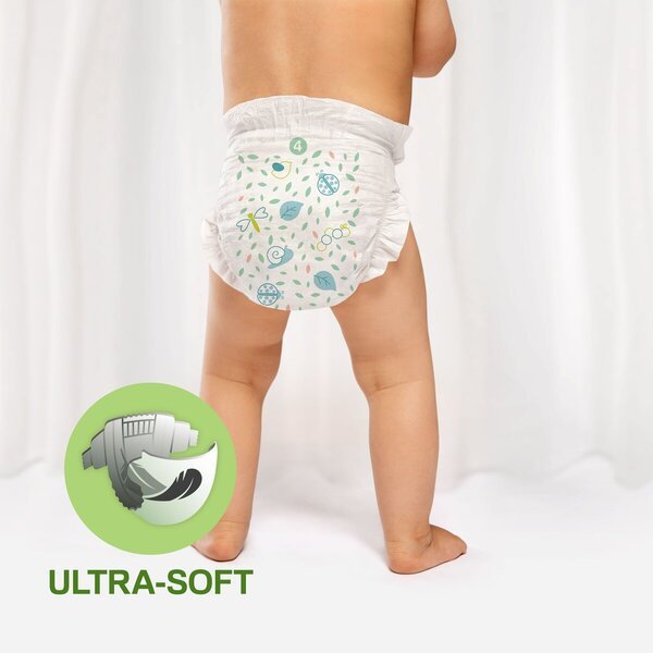 Kruidvat Pure & Soft 4 Maxi plenice, velikost 4 (8-14 kg), 228 kosov