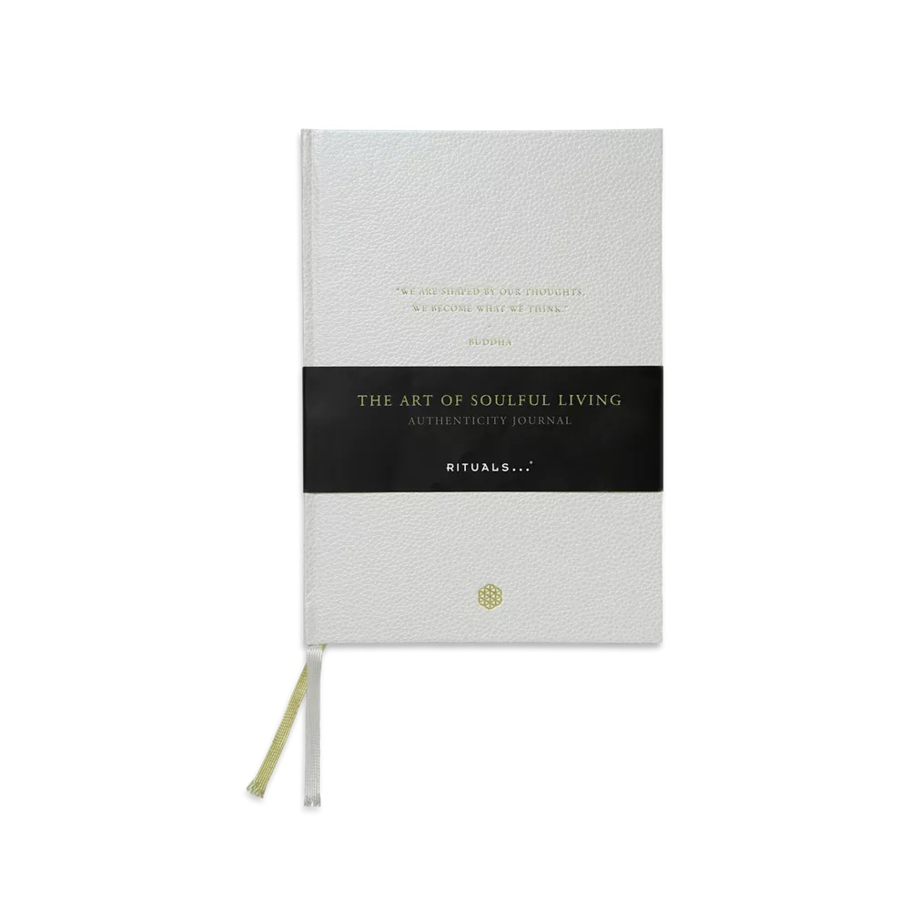 Ручно рађена свеска „House of Rituals Authenticity Journal“ са позлаћеним ивицама