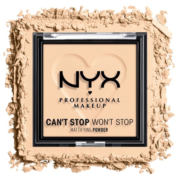 NYX Professional Makeup Can't Stop, Won't Stop -kevyt mattapuuteri<br>