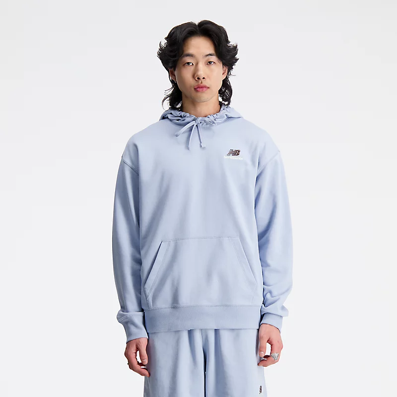 Unisex Terry Knit Hoodie - Light Arctic Gray