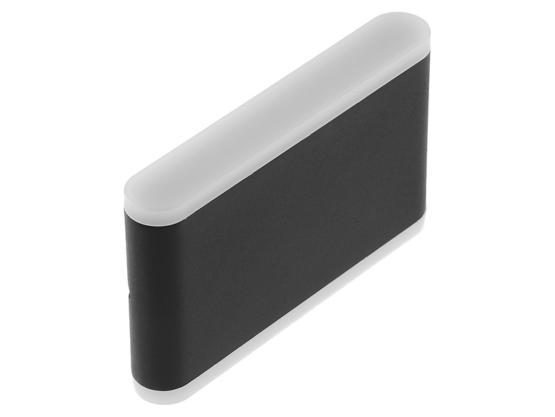 Kinkiet zewnętrzny Valla 17 cm aluminiowy czarny