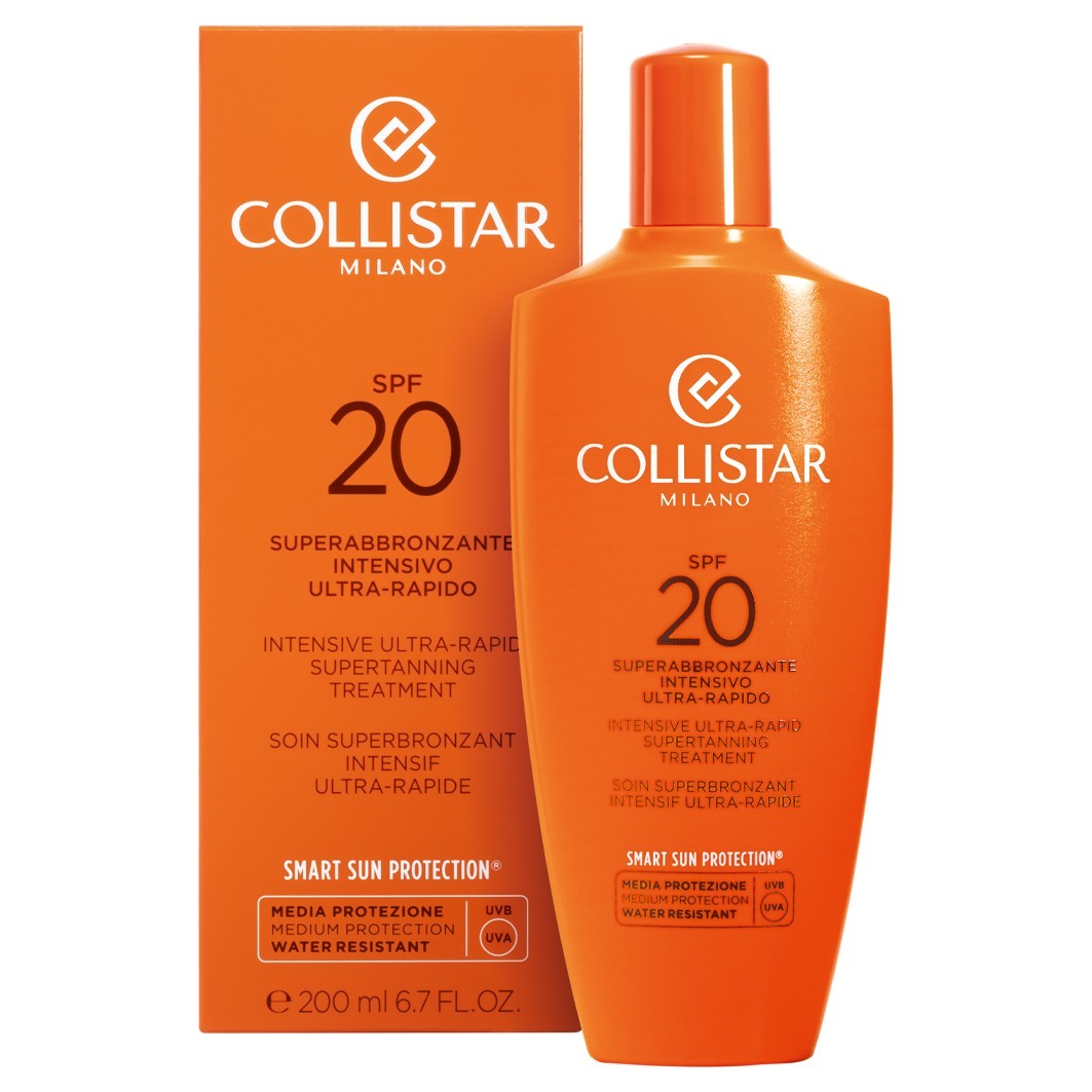 Collistar Sunscreen Super Tan Intensive Treatment Ultra-Fast Tan SPF 20 - 200 ml