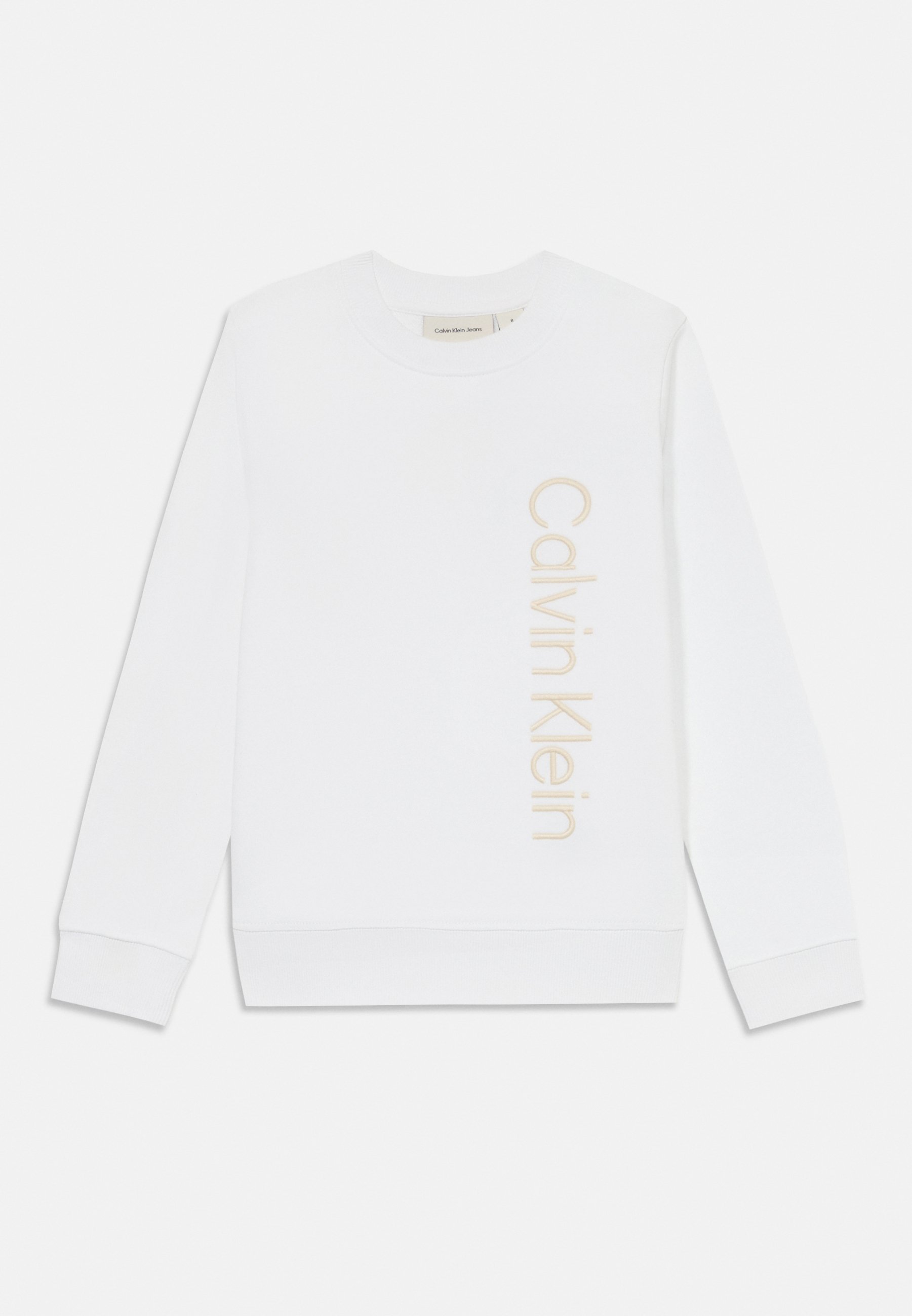 Calvin Klein Jeans SIDE GRAPHIC UNISEX - Sweatshirt - helder wit