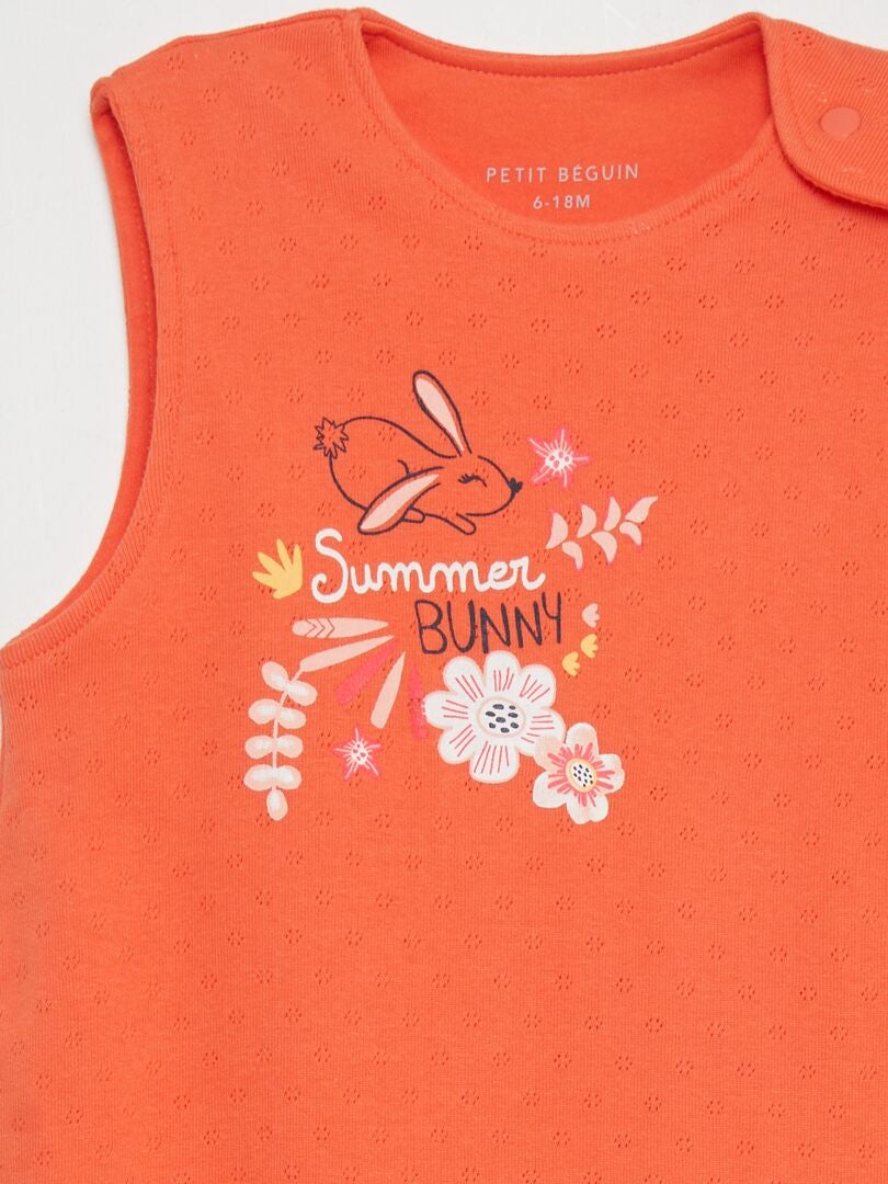 Saco de dormir leve de 6 a 18 meses - ROSA