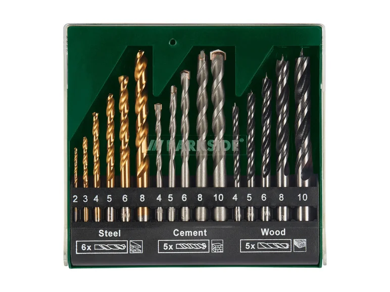Burghie PARKSIDE® Zestaw PBS 16 A2, 16 elemente