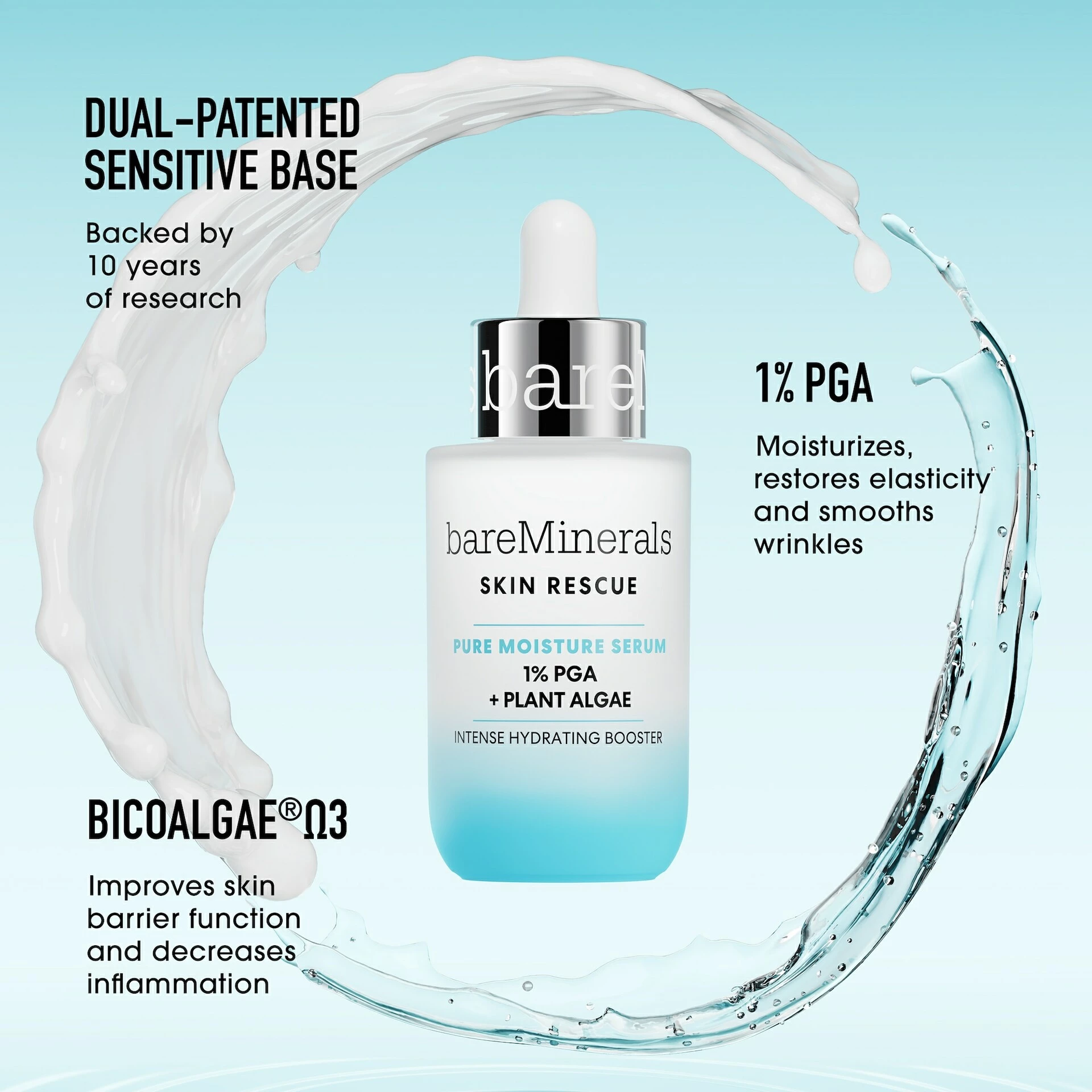 Skin Rescue Pure Moisture Serum 30 ml - bareMinerals