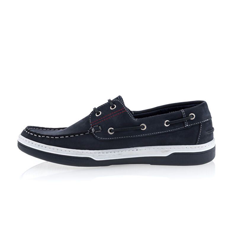 Mocasines/zapatos náuticos azules para hombre