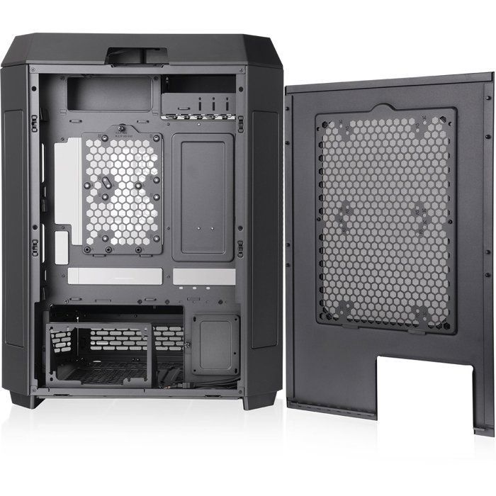 Case per PC (alimentatore non incluso) - THERMALTAKE - The TOWER 600 - Mid-Tower - Formato ATX - 2 ventole da 140 mm incluse - Nero