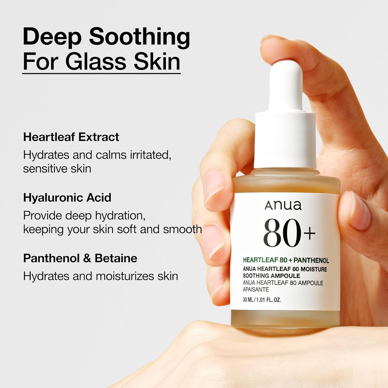 Umirujuća ampula Heartleaf 80%