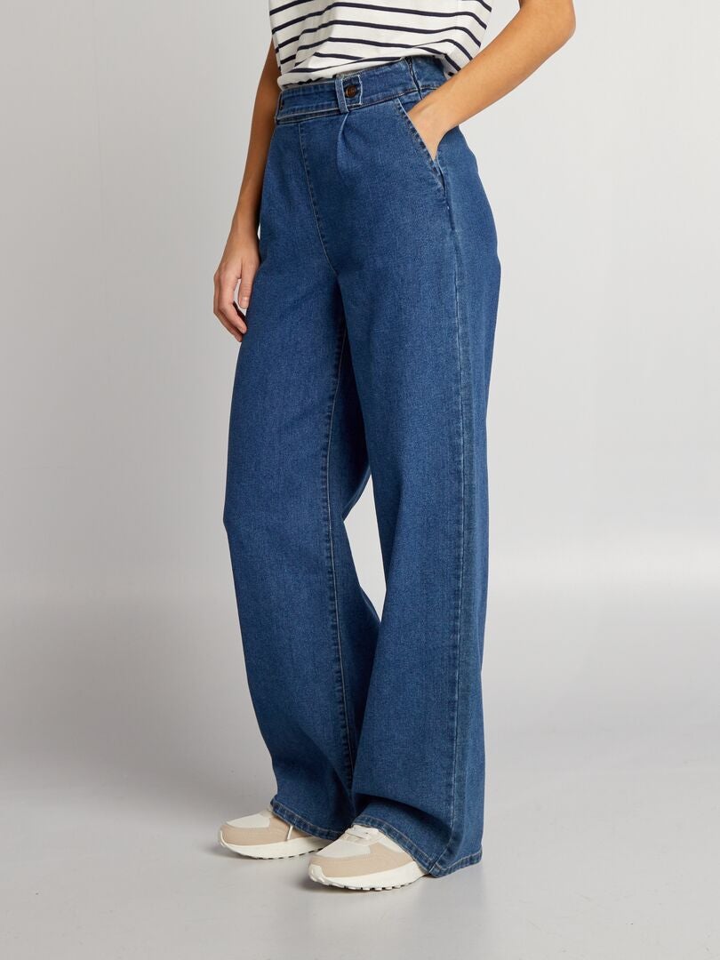 Calça jeans de perna larga 'JDY' - AZUL