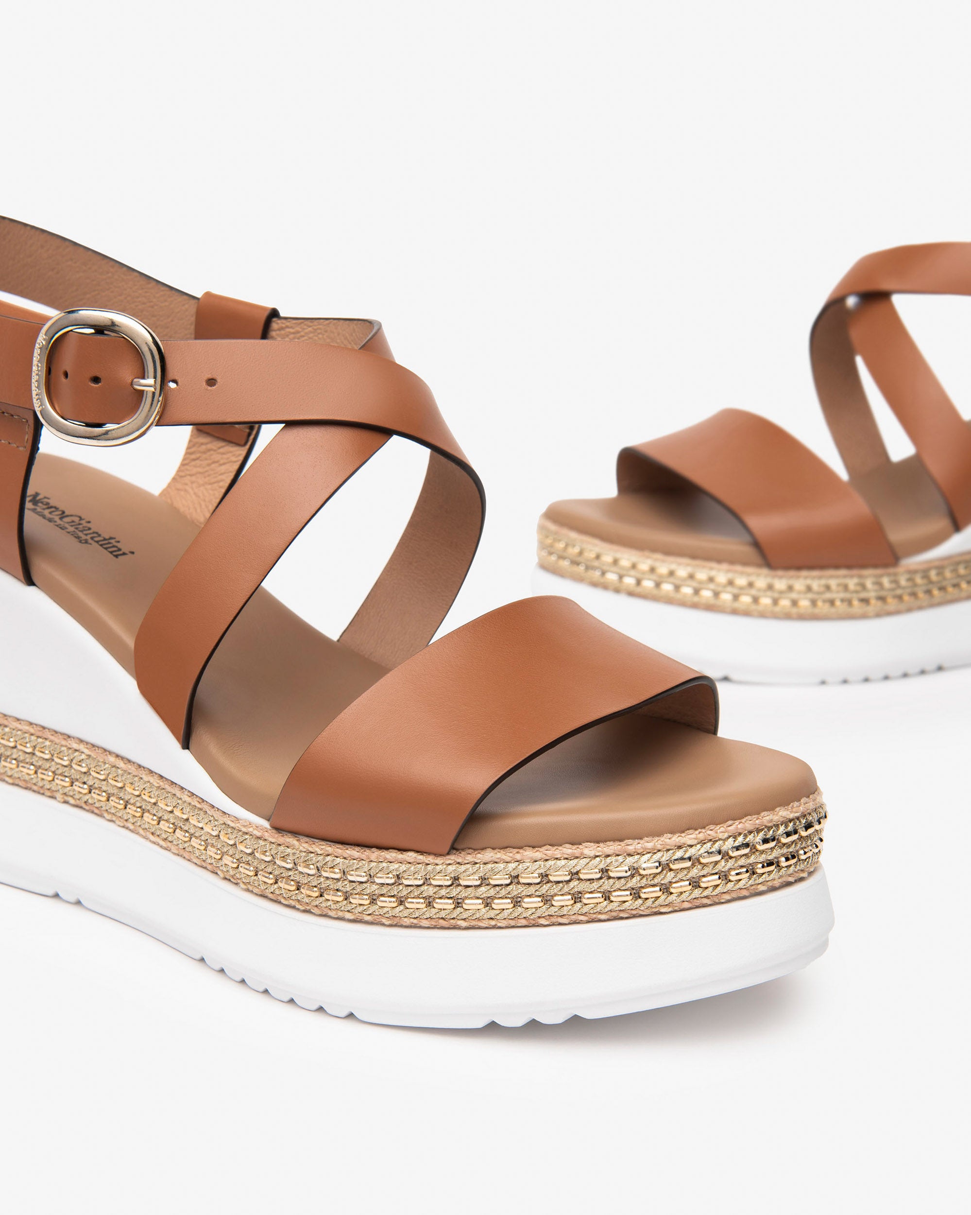  Damen-Ledersandalen