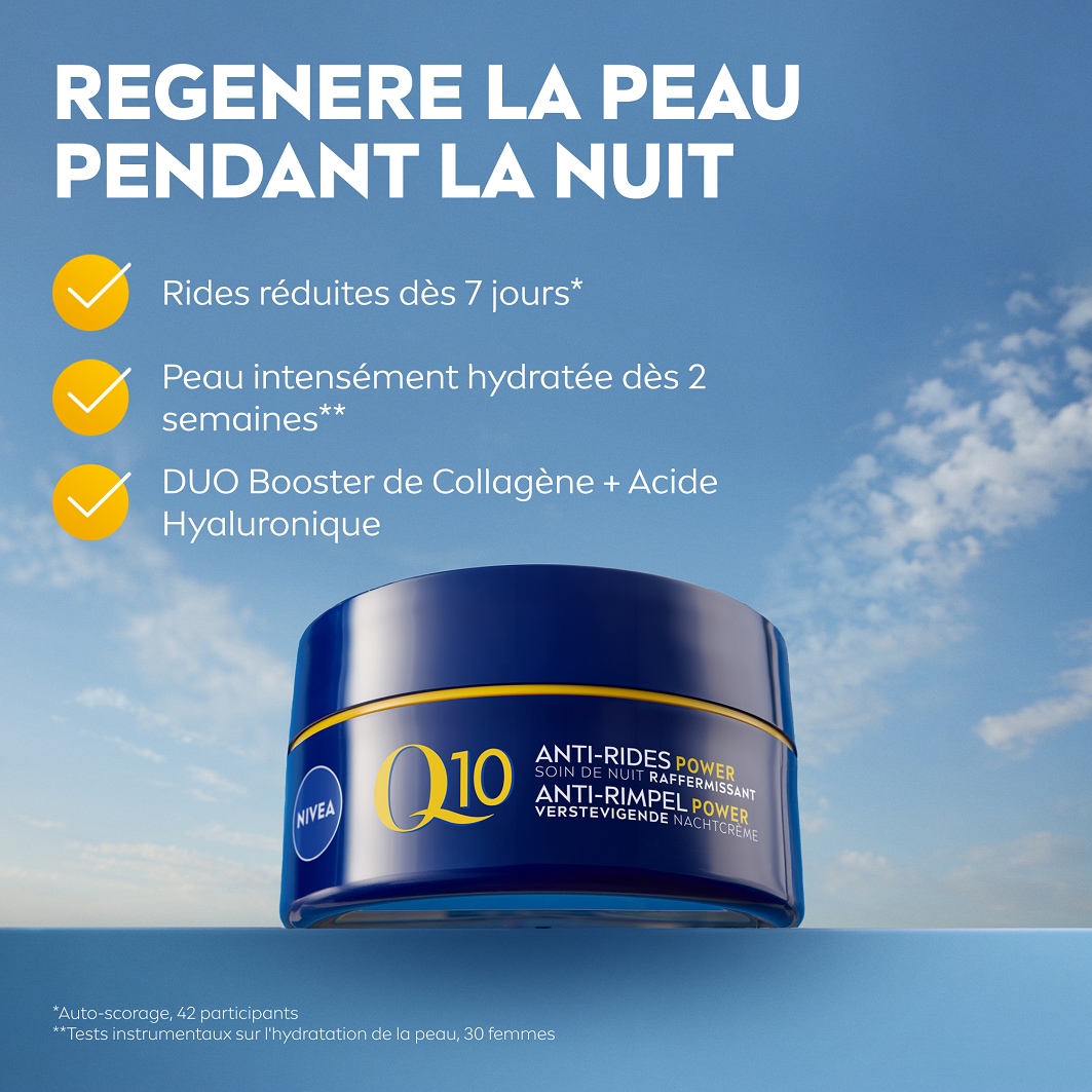 NIVEA Crème visage Nuit Anti-rides Raffermissant
