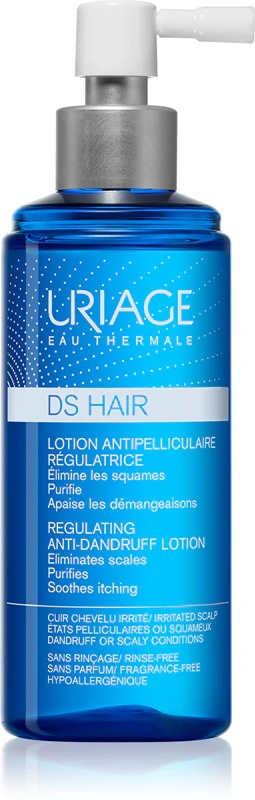 Uriage DS HAIR Regulating Anti-Dandruff Losjons nomierinošam sprejam sausai un niezošai galvas ādai