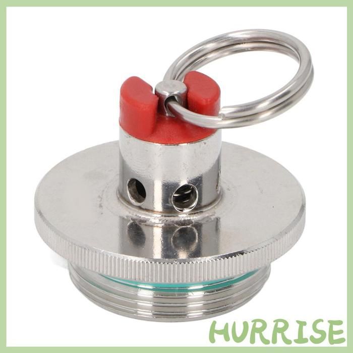 Tapón para barril Garosa Mini, tapa de alivio de presión para barril de cerveza, válvula de acero inoxidable para barril de cerveza para uso culinario.