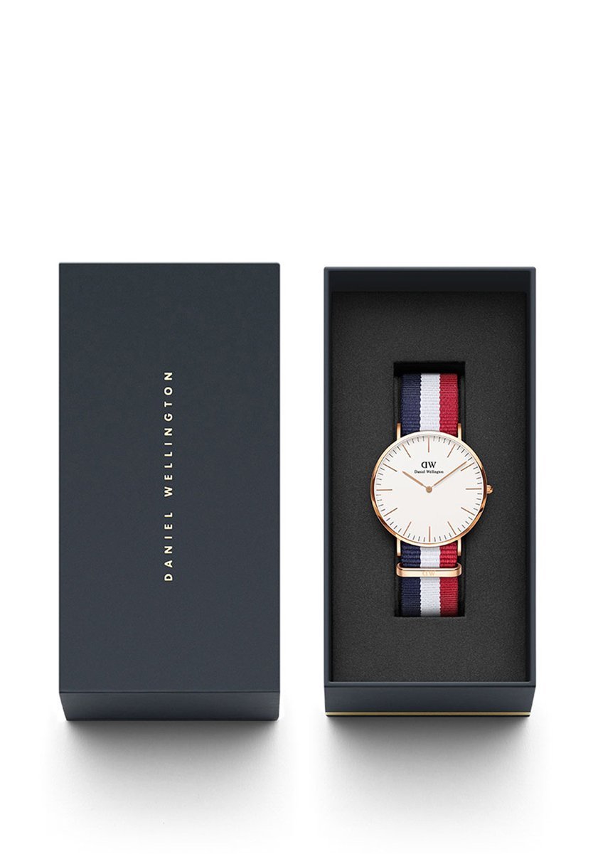 Daniel Wellington CLASSIC CAMBRIDGE 40MM - Hodinky - vaječná bílá