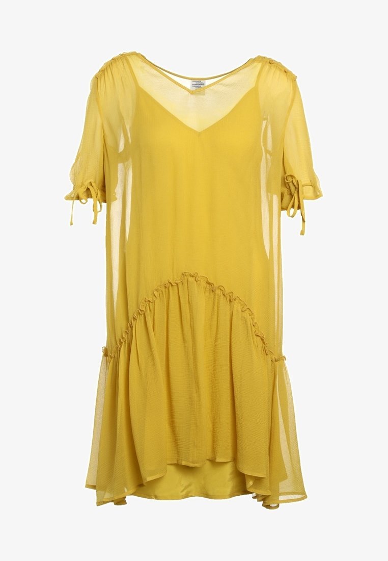 Robe de jour Tree and Horse Garden - jaune