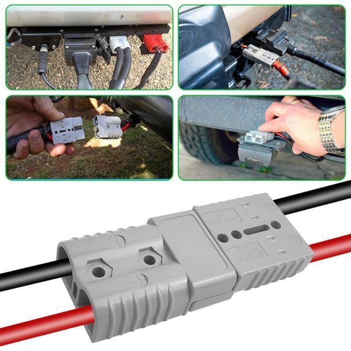 Conector rápido de batería - MHY® - 175A - Para coche, autocaravana, caravana, motocicleta, barco - Punta de sacrificio