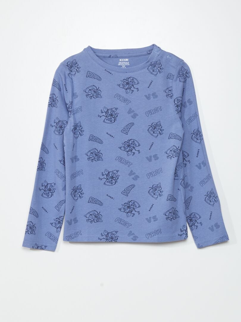 Jersey T-shirt - So Easy - BLAUW
