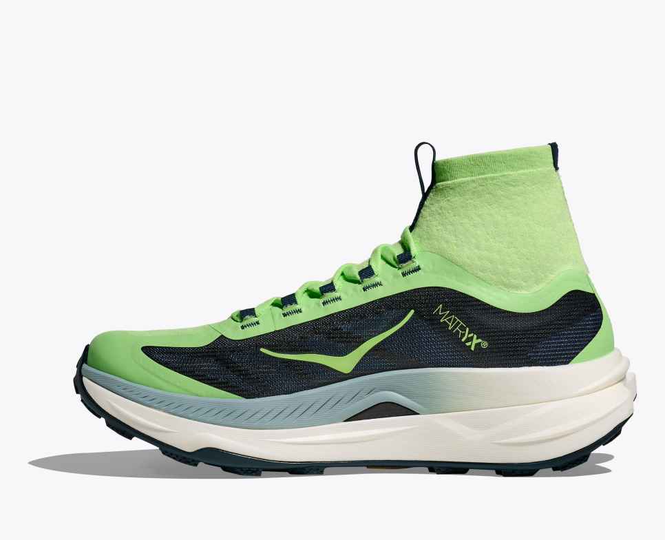 HOKA Tecton X 3 Sauerapfel / Blaue Dämmerung
