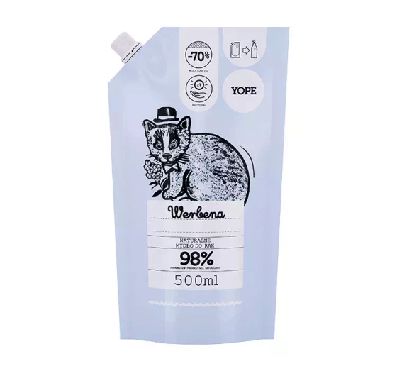 Yope Naturalne mydło w płynie Werbena Refill 500ml