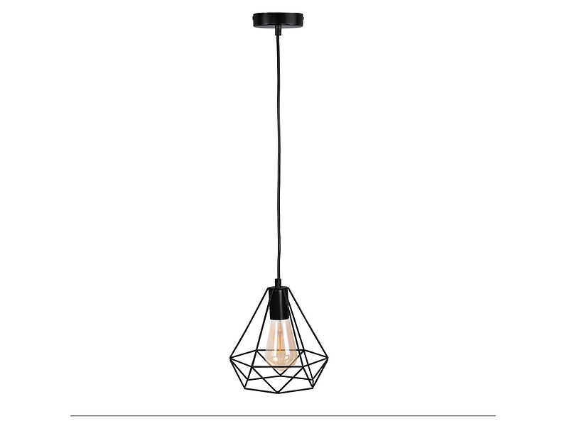 Lampa wisząca Vigo metalowa czarna